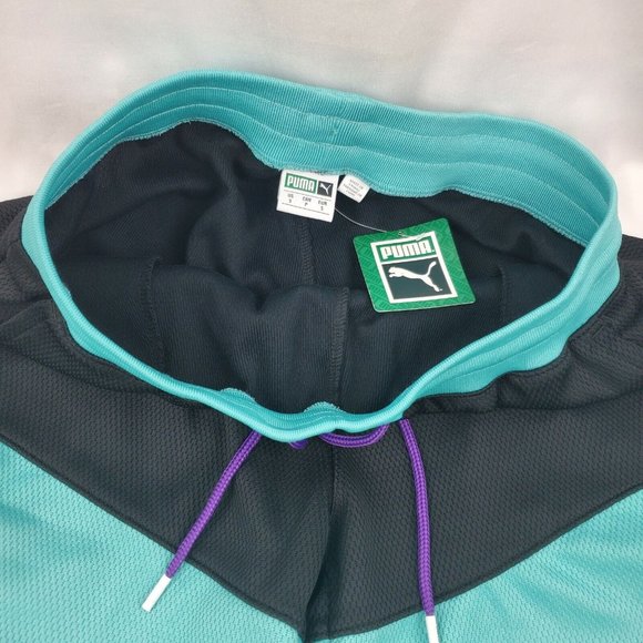 Puma Claw Pack XTG Sport Shorts Mens Size Small Turquoise Black Blue 596237 01 - Picture 6 of 8